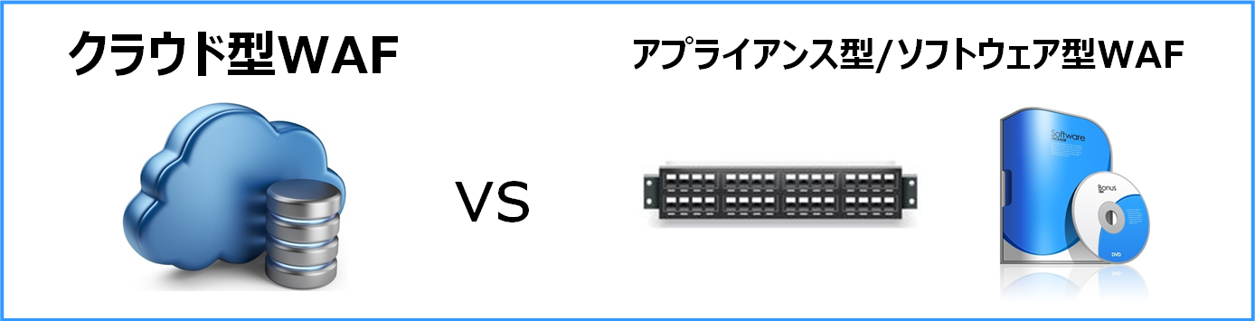 WAF比較をクラウド型とアプライアンス／ソフトウェア